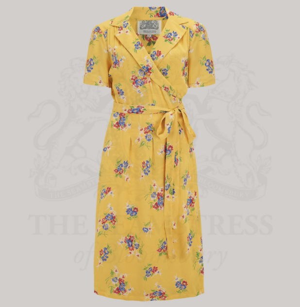 Peggy wrap outlet dress