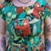 Orangutan Tea Dress in Stretch Cotton from Run and Fly - Image 2