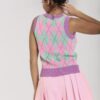 Rhombus Pink Vest by Popsoda - Image 3