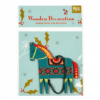 Green Wooden Horse Decoration - Image 3