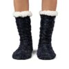 Navy Unisex Slipper Sock from Cozy Sole - Image 4