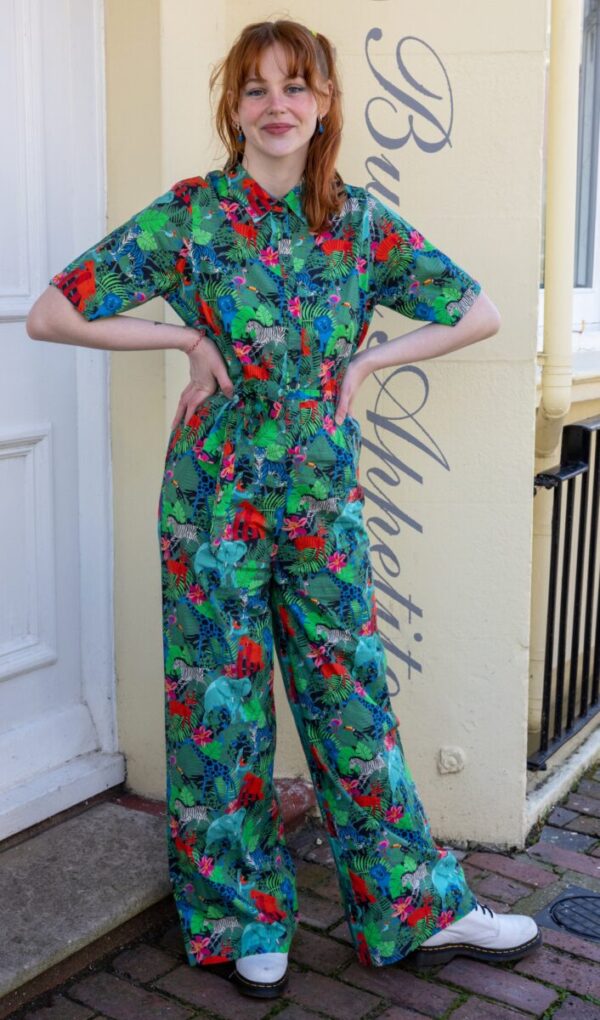 Jungle Stretch Jumpsuit by Run and Fly