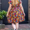 Finding Fox Dog Tea Stretch Dress by Run and Fly - Image 2