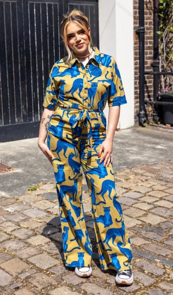 Big Cats Jumpsuit by Run and Fly