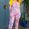 Party Cats Stretch Twill Dungarees by Run & Fly x The Mushroom Babes - Image 6