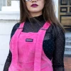 Pink Stretch Corduroy Dungarees by Run and Fly - Image 7