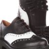 Millie Black White Leather Justin Reess Brogues - Image 2