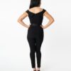 Gillian Black Stretch Jumpsuit by Unique Vintage - Image 2