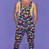 Pride Moths Unisex Dungarees in Cotton Stretch Twill by Run and Fly - Image 4