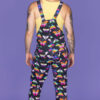 Pride Moths Unisex Dungarees in Cotton Stretch Twill by Run and Fly - Image 2