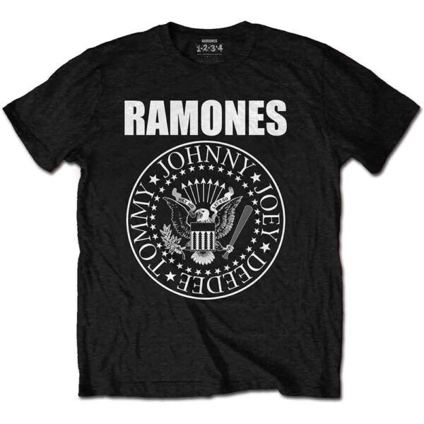 Ramones Presidential Seal T Shirt *Licensed Product*