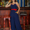 Marcie Jumpsuit in Navy by Rocknromance - Image 3