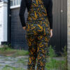 Poison and Plants Stretch Twill Dungarees By Run and Fly - Image 2