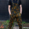 Poison and Plants Stretch Twill Dungarees By Run and Fly - Image 4