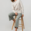 Isla Wide Leg Cropped Trouser by Lily &  Me - Image 3