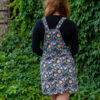 Boho Stretch Twill Cotton Pinafore Dress by Run and Fly - Image 4