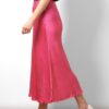 Cassie Midi Slip Skirt in Hot Pink by Sarta MSH - Image 3